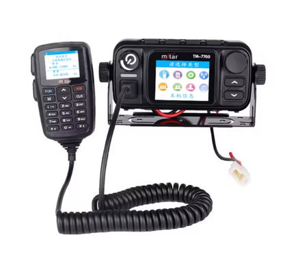 Buy TM-7700D LTE WCDMA GSM IP Network POC Dual Band Mobile Radio with GPS Black Ce Tlf Mobile Tec online manufacture