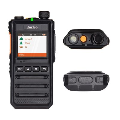 Buy Inrico T640 POC Long Distance Two Way Radio High Power Two Way Radio IP54 Rating 2MP Front Camera for Customer Requirements online manufacture